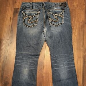 Silver Suki Jeans